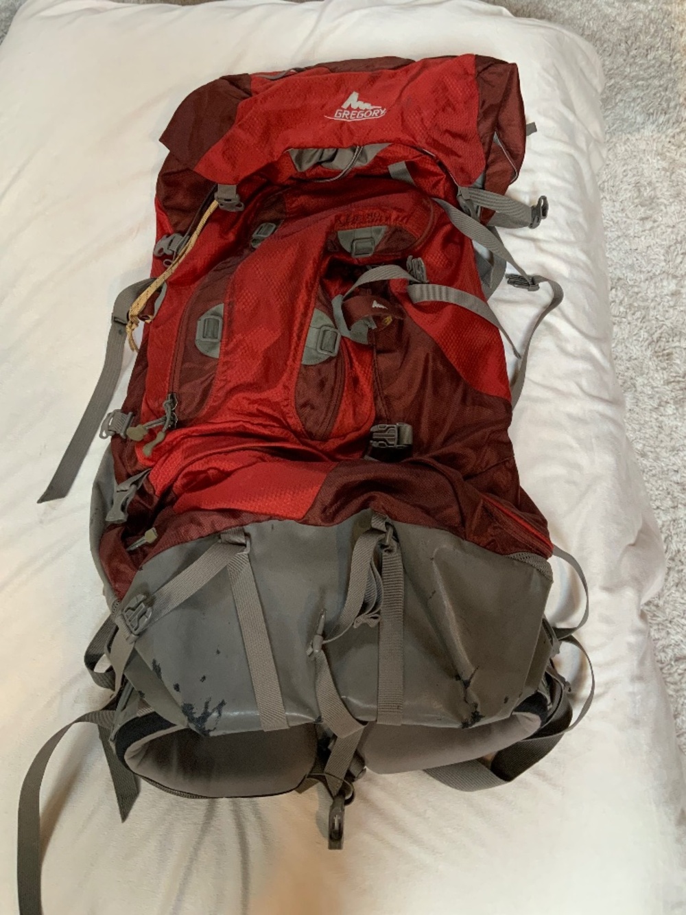 Gregory Palisade 80 M Backpack red hiking camping backpacking Adventure Outdoor